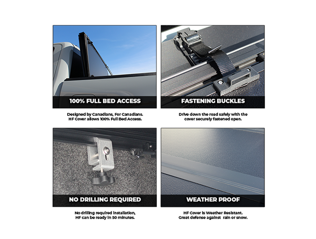 HF LP Hard Folding Tonneau Cover