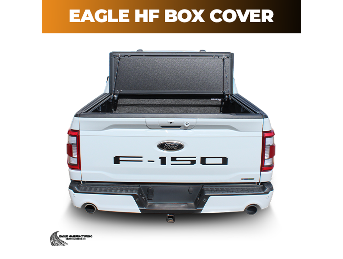HF LP Hard Folding Tonneau Cover – 2009-2018 1500 / 2010-2026 2500 +2 more, 6'4" Box