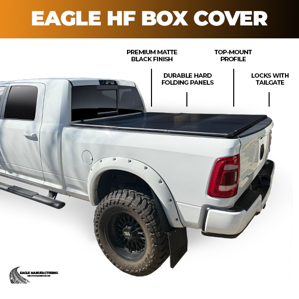 HF TM Hard Folding Tonneau Cover – 2009-2026 1500 / 2010-2026 2500 +2 more, 5'7" Box