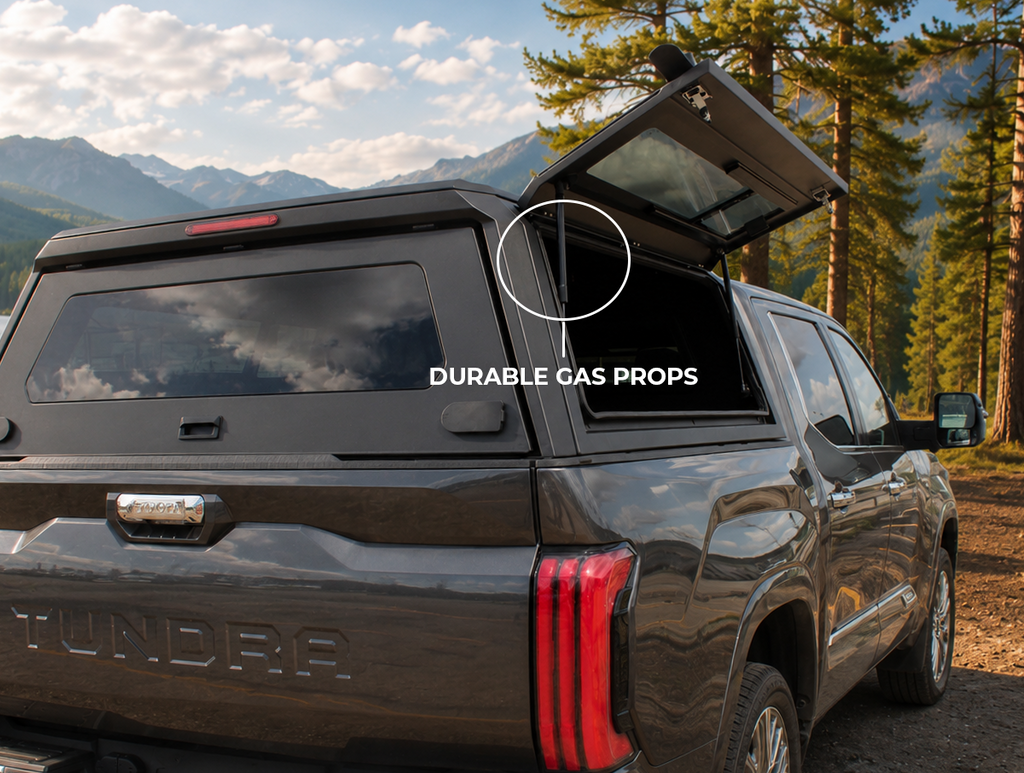 Outdoorsman Canopy – 2022-2027 Tundra, 5'7" Box, w/o Trail Special Edition Package, Side Window Doors