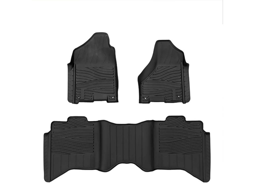 TPE Floor Liners – 2012-2018 1500 / 2012-2026 2500 +2 more, Crew Cab, Front & Second Seat (3 Piece Set)