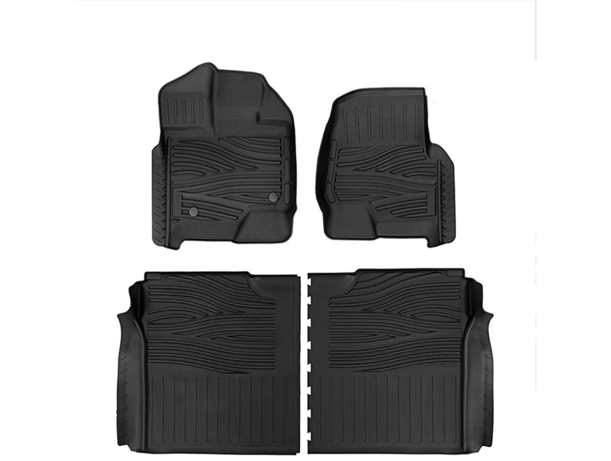 TPE Floor Liners – 2015-2026 F-150 / 2017-2026 F-150 Raptor +1 more, Super Crew, Front & Second Seat (3 Piece Set)