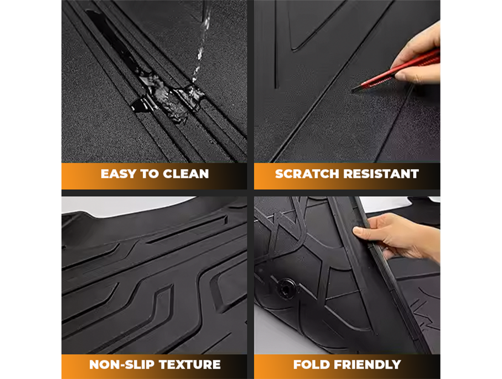 TPE Floor Liners – 2012-2018 1500 / 2012-2026 2500 +2 more, Crew Cab, Front & Second Seat (3 Piece Set)