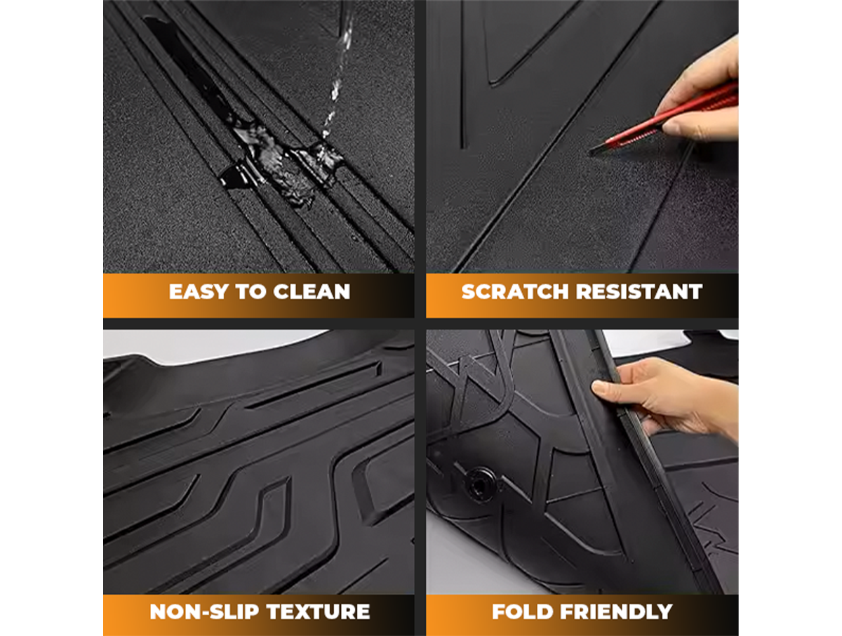 TPE Floor Liners – 2012-2018 1500 / 2012-2026 2500 +2 more, Crew Cab, Front & Second Seat (3 Piece Set)