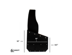 Kick Back Mud Flaps – 12" inch (Black Bolts)