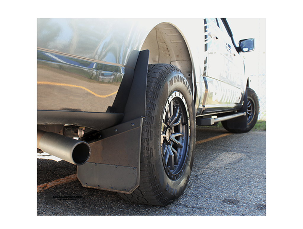 Kick Back Mud Flaps – 12" inch (Stainless Bolts)