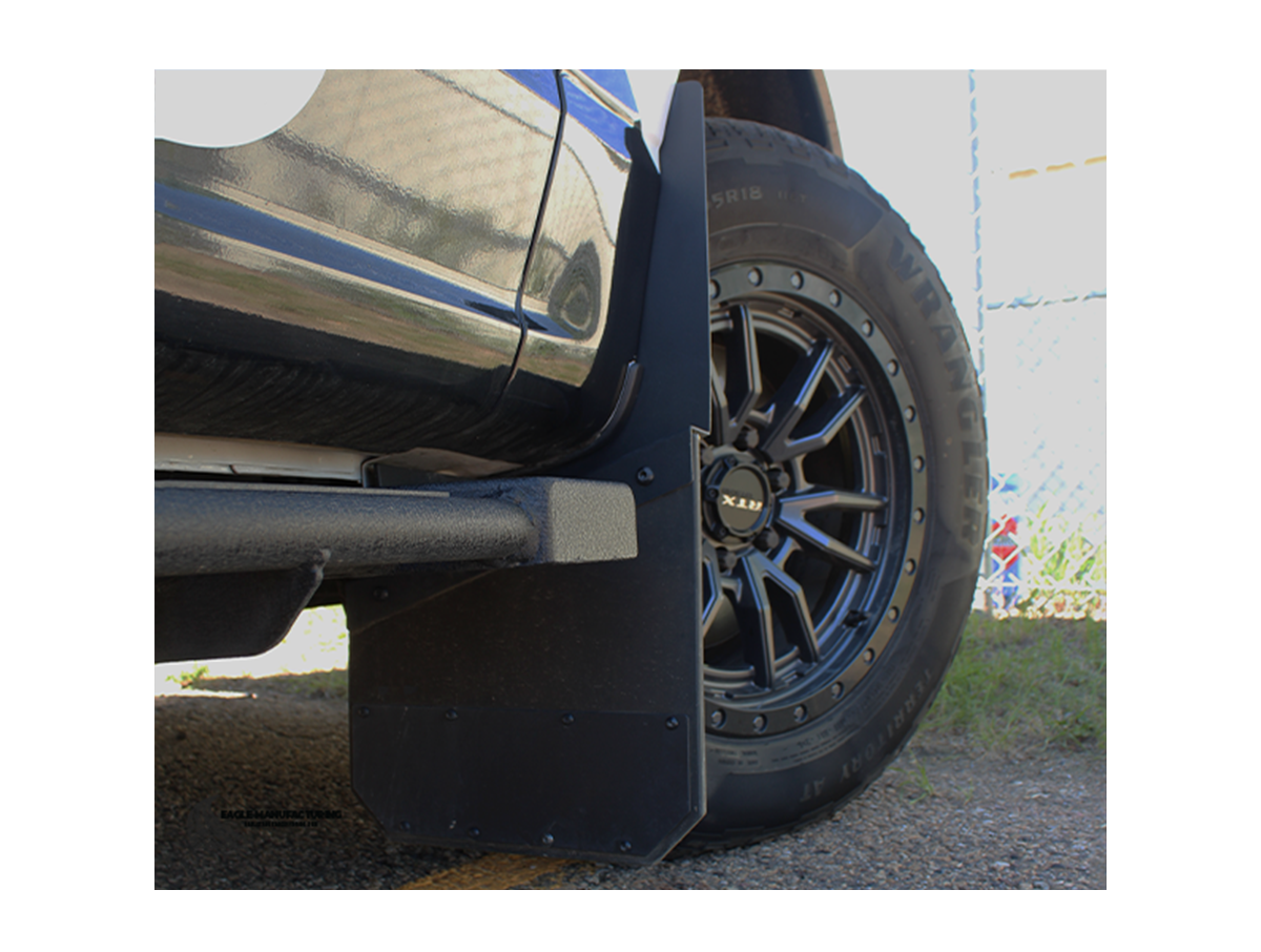 Kick Back Mud Flaps – 12" inch (Stainless Bolts)