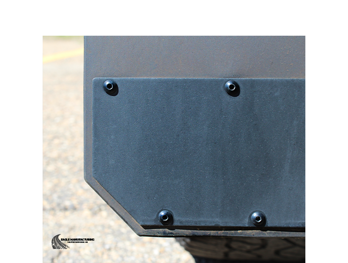 Kick Back Mud Flaps – 12" inch (Stainless Bolts)