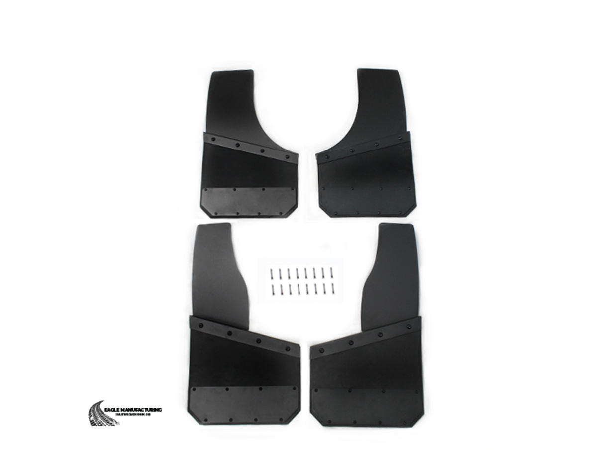Kick Back Mud Flaps – 13" inch (Stainless Bolts)