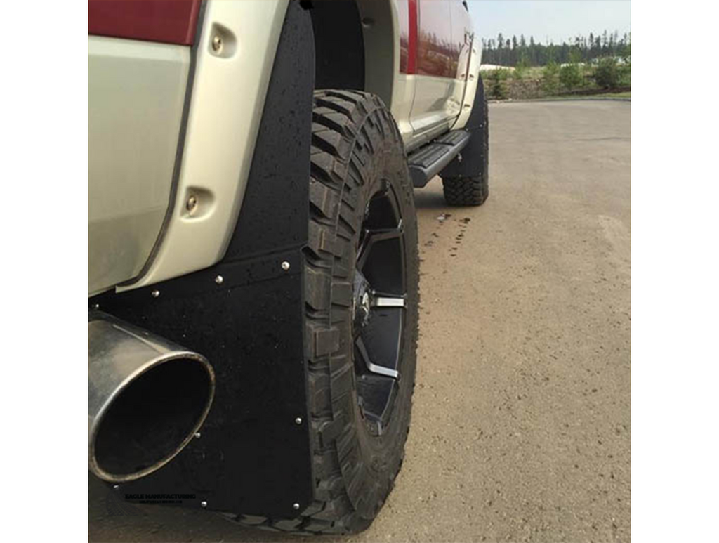 Kick Back Mud Flaps – 14" inch (Black Bolts)