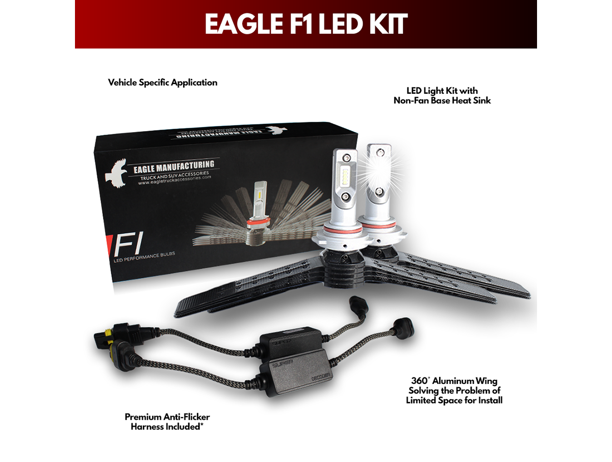 F1 LED Light Kit – 9004