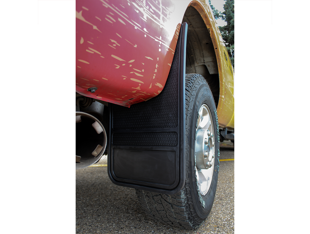 Mud Flaps – Rectangular & Moon Cut (Solid Black)