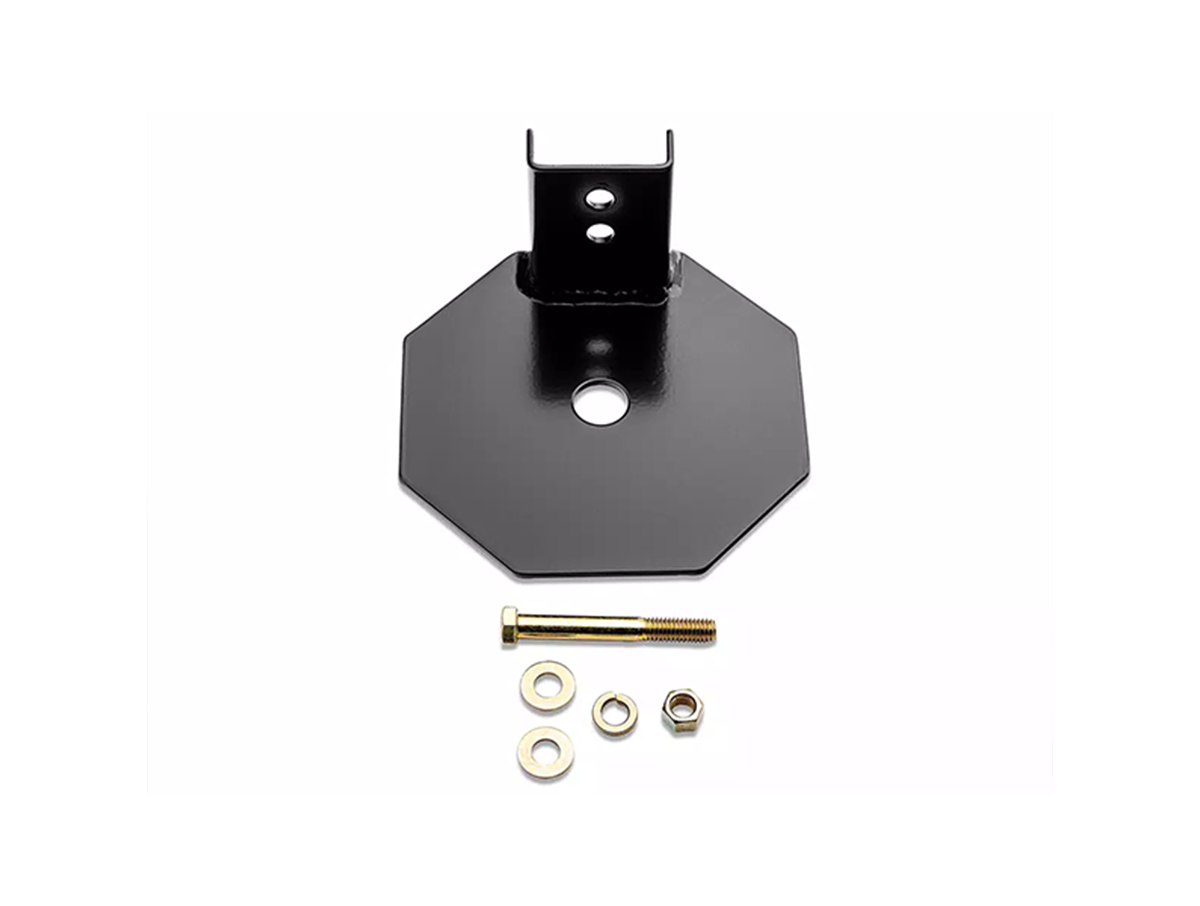Headache Rack Light Bracket – 6.5" Driver's or Passenger Side Light Bracket (Black)