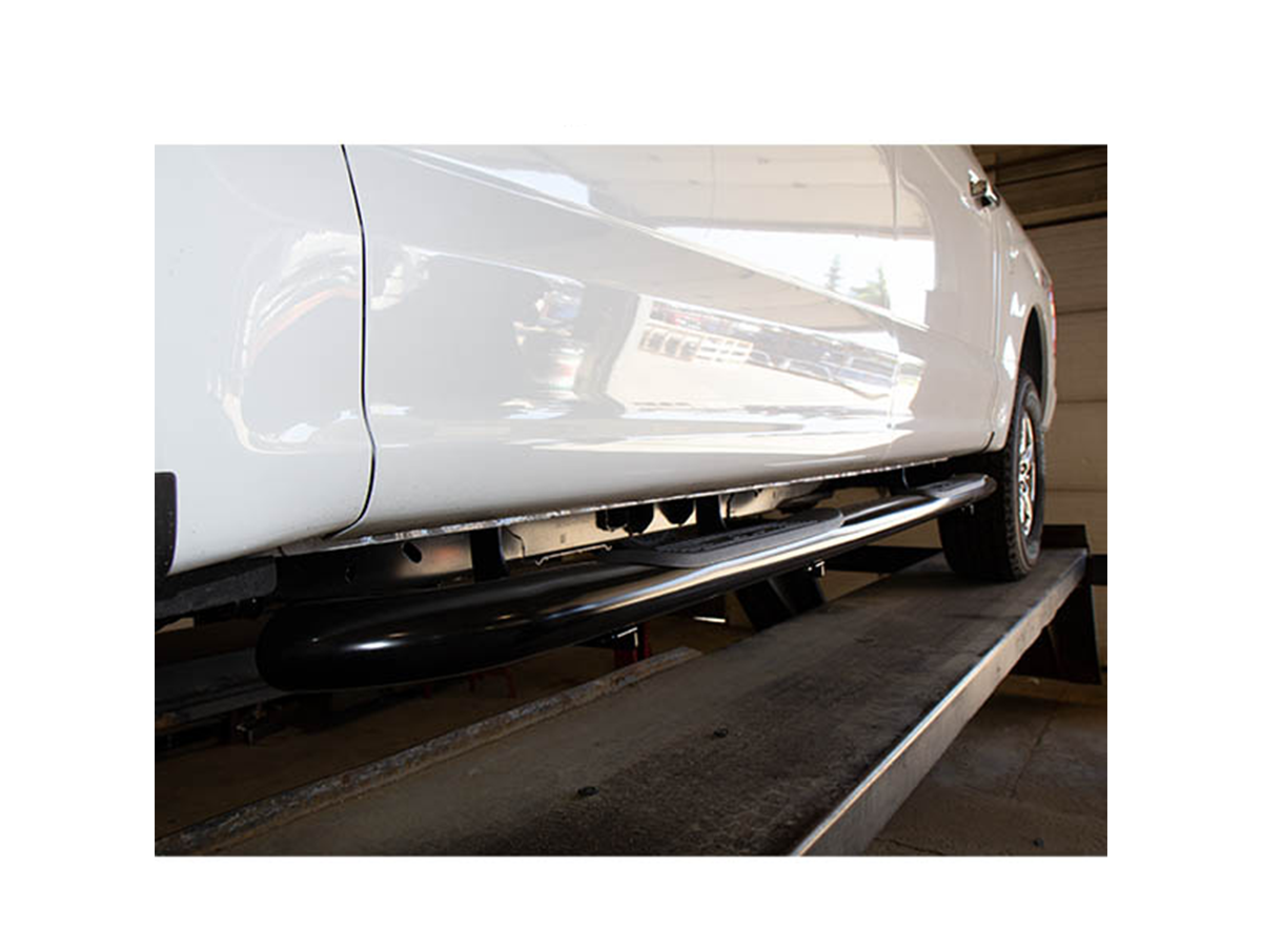 4" Black Steel Oval Side Bars – 2007-2018 Silverado 1500 / 2007-2019 Silverado 2500 HD +6 more, Crew Cab