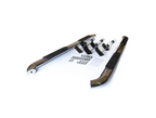 4" Polished Stainless Oval Side Bars – 1999-2016 SuperDuty F-250 / 1999-2016 SuperDuty F-350, Super Cab