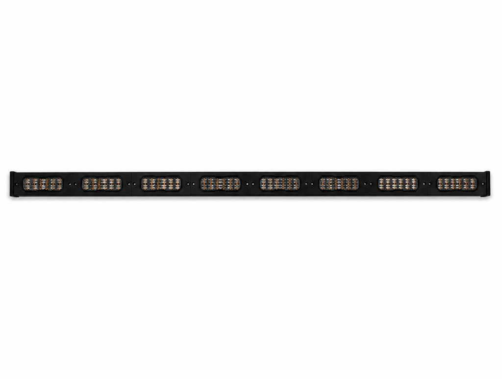 48-Inch Amber LED Traffic Director Safety Light Bar w/ Controller – Universal fit
