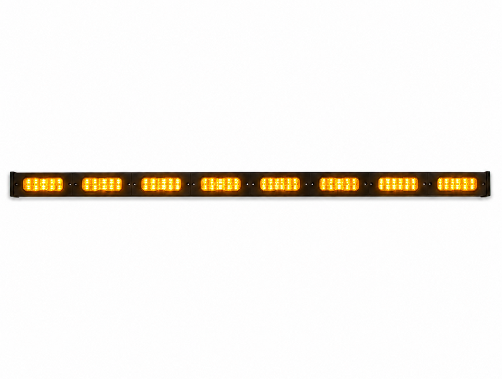 48-Inch Amber LED Traffic Director Safety Light Bar w/ Controller – Universal fit