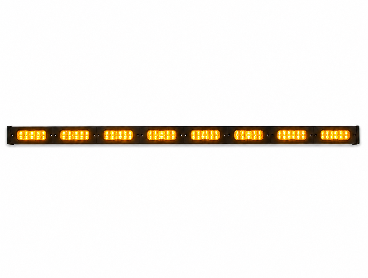 48-Inch Amber LED Traffic Director Safety Light Bar w/ Controller – Universal fit