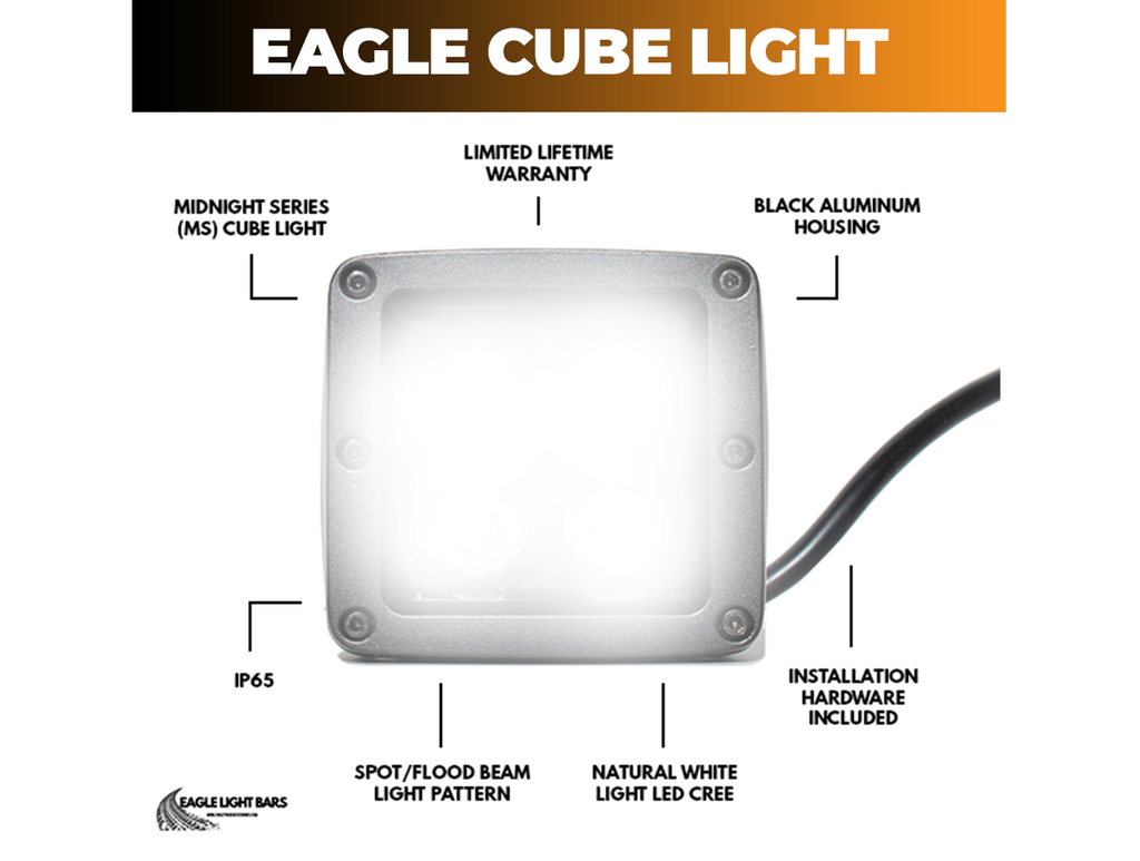 MS LED Cube Light – 3" x 3" inch
