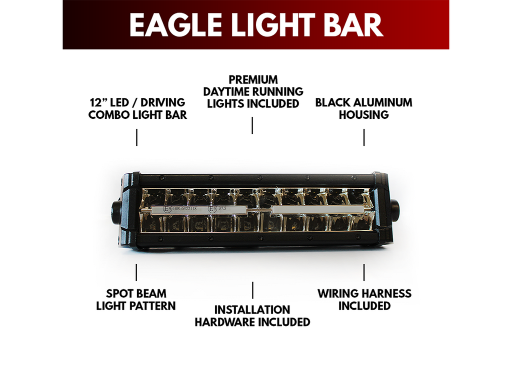 Driving / LED Combo Light Bar – 12" inch
