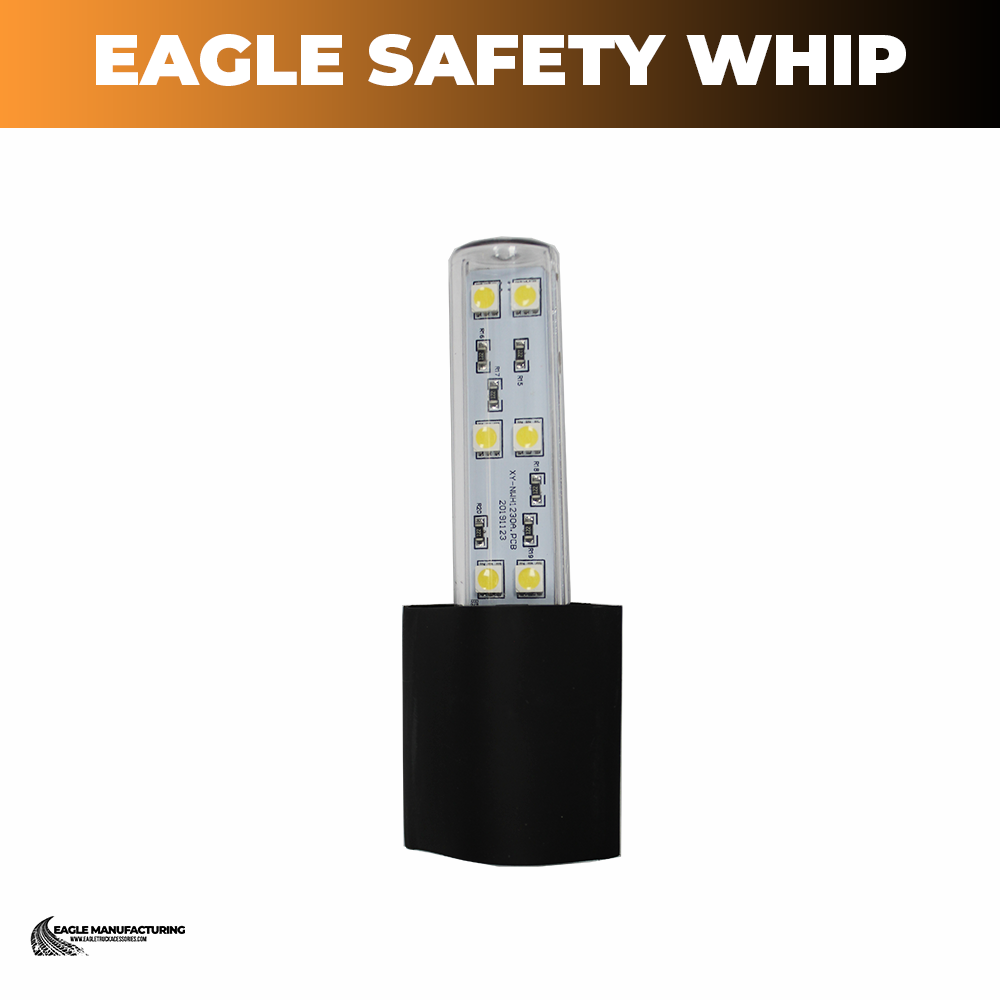Eagle Manufacturing Safety Whip G2 - Replaceable Steady Amber Light (6 LED) - Image 2